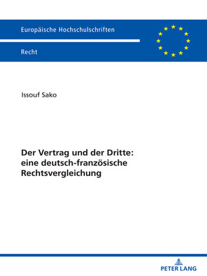 cover image of Der Vertrag und der Dritte